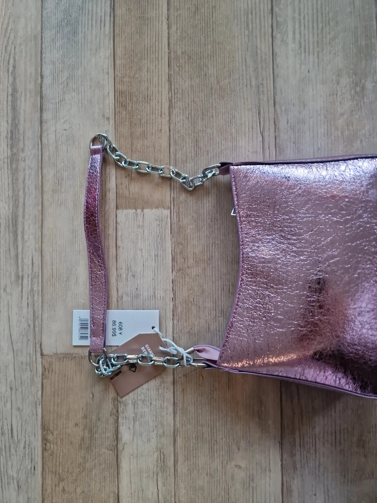 Sac bandoulière rose brillant – photo 13